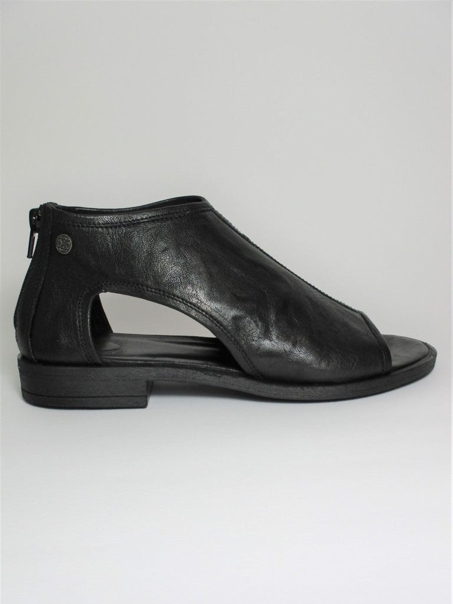 Calzature Oxs | Sandalo Pelle Donna Oxs Julia 1057 Nero