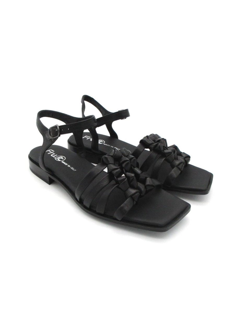 Calzature Fru.it | Sandalo 7544 Fru.It Black