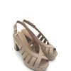 Calzature Gianmarco Sorelli | Sandalo Pelle Donna Gianmarco Sorelli Vera Softy 2166 - Cipria