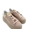 Calzature Gio+ | Sneaker Pelle Donna Gio+ Combi Sahara - Pia102B - Cipria