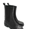 Calzature Oxs | Stivaletto Pelle Donna Oxs 190400 Nero