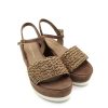 Calzature Gianmarco Sorelli | Sandalo Zeppa Pelle Donna Gianmarco Sorelli 2162 - Camel