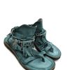 Calzature AS98 | Sandalo Basso Pelle Donna As98 534010 - Emerald