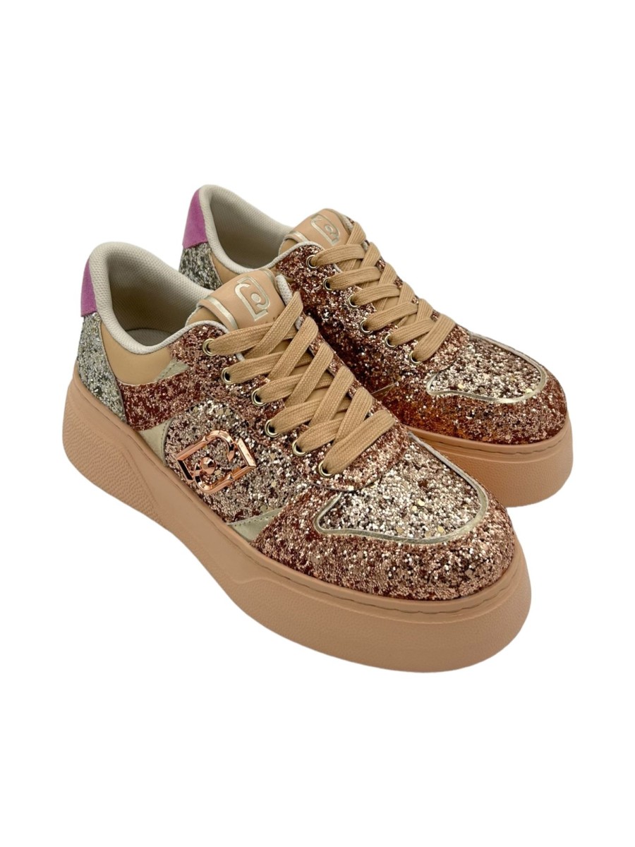 Calzature Liu Jo | Sneakers Liujoglitter Papaia Rose Gold- Tamy 02 - Multicolor