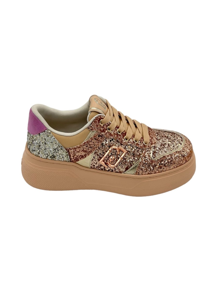 Calzature Liu Jo | Sneakers Liujoglitter Papaia Rose Gold- Tamy 02 - Multicolor