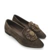 Calzature Zoe | Ballerina Zoe Velluto Chantal03 - Taupe