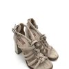 Calzature AS98 | Sandalo In Pelle Donna As98 Berrix Dust- A85002 - Beige