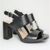 Calzature Apepazza | Sandalo Pelle Donna Apepazza Vera Nero