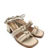 Calzature Valery Calzature | Sandalo Pelle Donna 1237003Valery Avorio