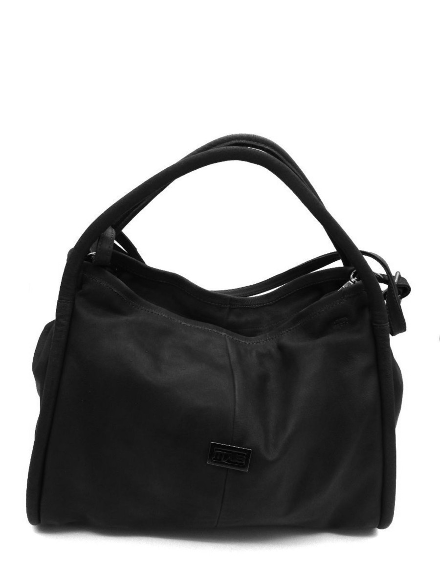 Borse Mjus | Borsa Donna In Pelle Mjus 201462 Nero