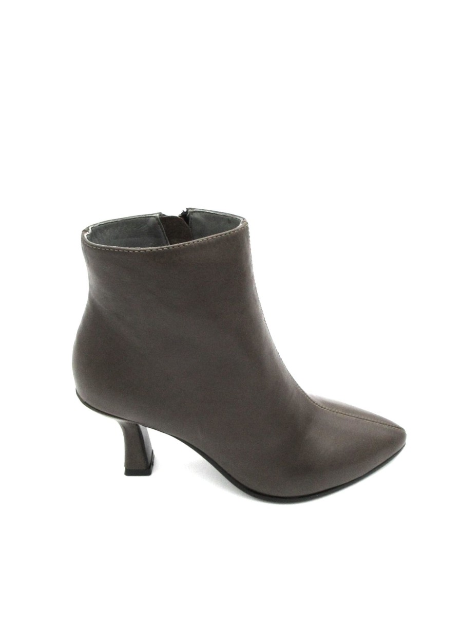 Calzature Valery Calzature | Stivaletto Pelle Donna Goup By Valery Wx36 - Taupe