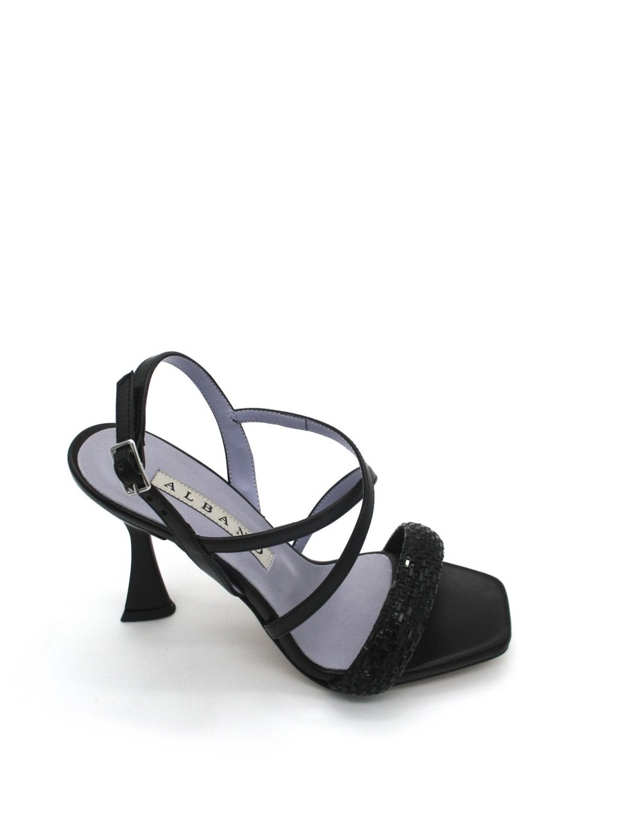 Calzature Albano | Sandalo Donna 3247 Albano Soft Nero