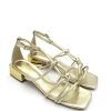 Calzature Valery Calzature | Sandalo Pelle Donna 1765-Avalery Oro