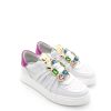 Calzature Gio+ | Sneaker Pelle Donna Gio+ Combi Luxury Ada39 - White