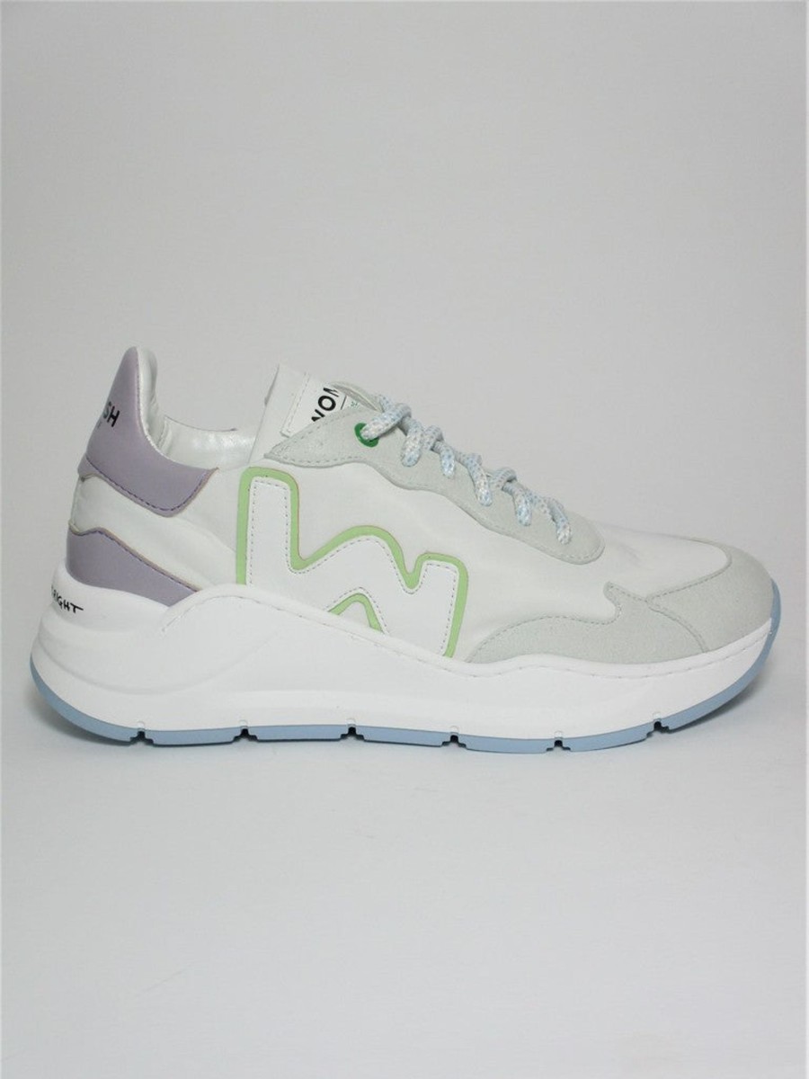 Calzature Womsh | Sneaker Womsh Vw211820 White Lilac Linea Vegan