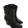 Calzature Zoe | Texano Pelle Zoe Black - Sofie 03 - Nero