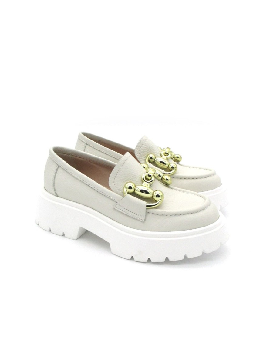 Calzature Janet Sport | Mocassino Donna Janet & Janet Amina 3101 Bianco