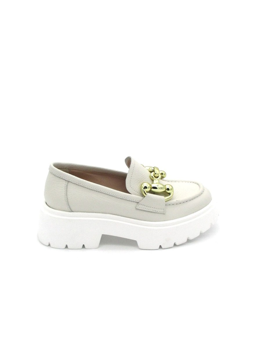 Calzature Janet Sport | Mocassino Donna Janet & Janet Amina 3101 Bianco