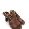 Calzature AS98 | Sandalo In Pelle Donna As98 B40001 - Cuoio