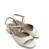 Calzature Gianmarco Sorelli | Sandalo Pelle Donna Gianmarco Sorelli Musa Milk - 2120 -