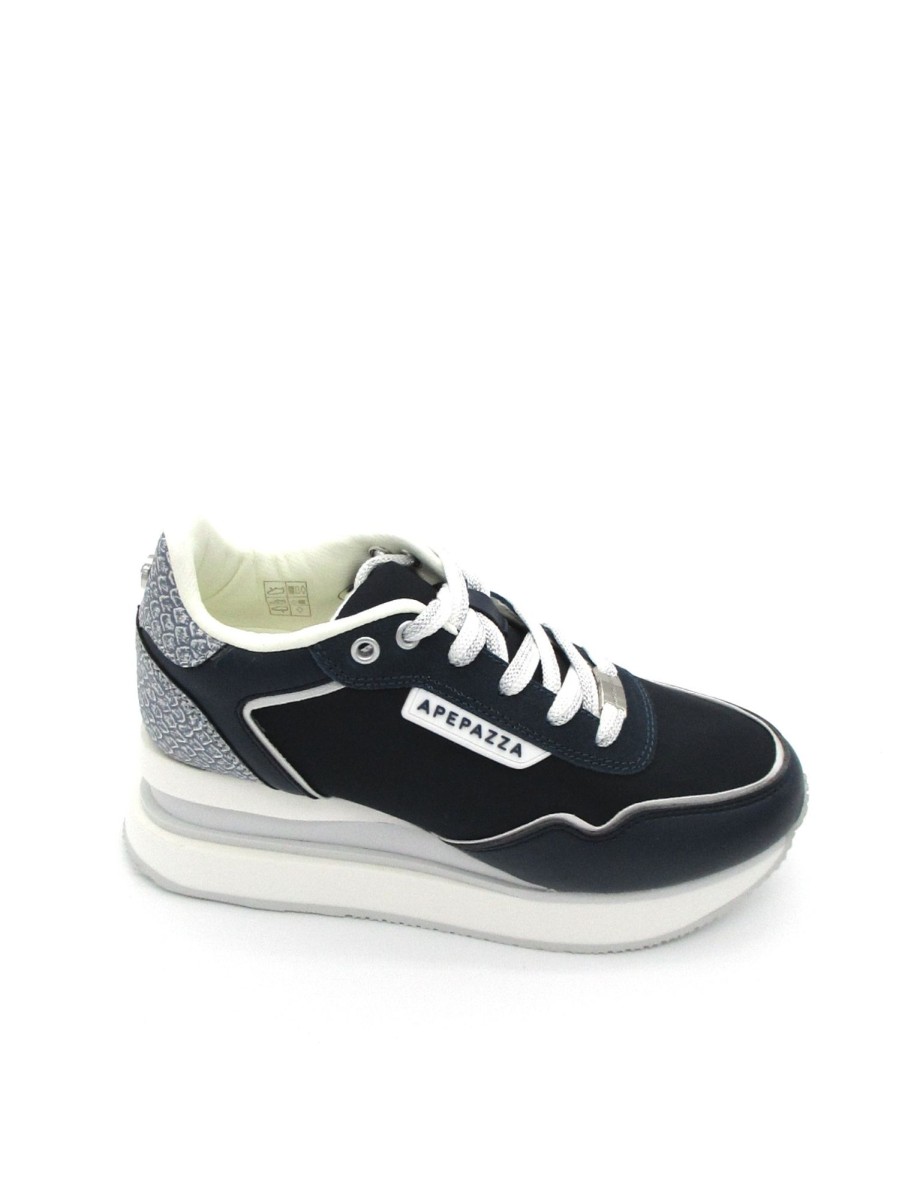 Calzature Apepazza | Sneaker Donna Running Apepazza Marghe Navy Blue