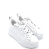 Calzature Gio+ | Sneaker Pelle Donna Gio+ Combi White - Giada 63A - Bianco