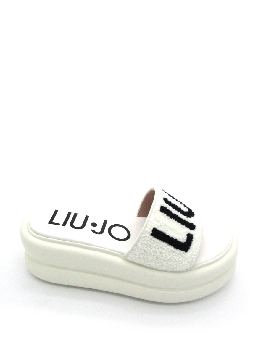 Calzature Liu Jo | Sandalo A Ciabatta Liu Jo White - Aria06 - Bianco