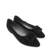 Calzature Valery Calzature | Ballerina Suede Donna Goup By Valery Nera - Wx37 - Nero