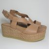 Calzature Gianmarco Sorelli | Sandalo Pelle Donna Gianmarco Sorelli 1998 Beige