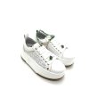 Calzature Gio+ | Sneaker Pelle Donna Gio+ Combi Forata Ania 20A- White