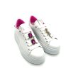 Calzature Gio+ | Sneaker Pelle Donna Gio+ Combi Geco - Pia 180A- White