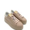 Calzature Gio+ | Sneaker Pelle Donna Gio+ Combi Nudo - Pia 86C - Nude