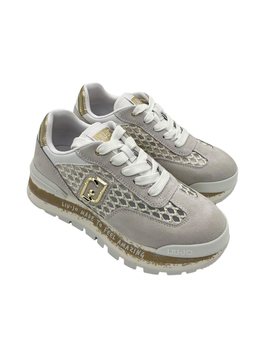 Calzature Liu Jo | Sneakers Liujo Light Gold - Amazing 23 - White