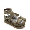 Calzature AS98 | Sandalo In Pelle Zeppa Donna As98 Lagos Africa- A15006 -