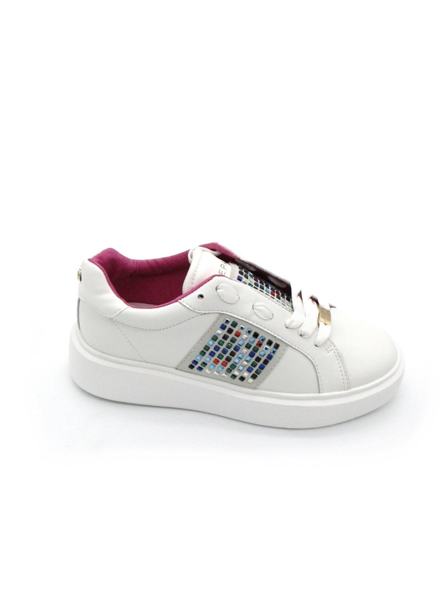 Calzature Apepazza | Sneaker Donna Slip-On Apepazza Primula Fantasy Cream White