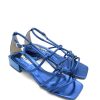 Calzature Valery Calzature | Sandalo Pelle Donna 1765-Avalery Blue