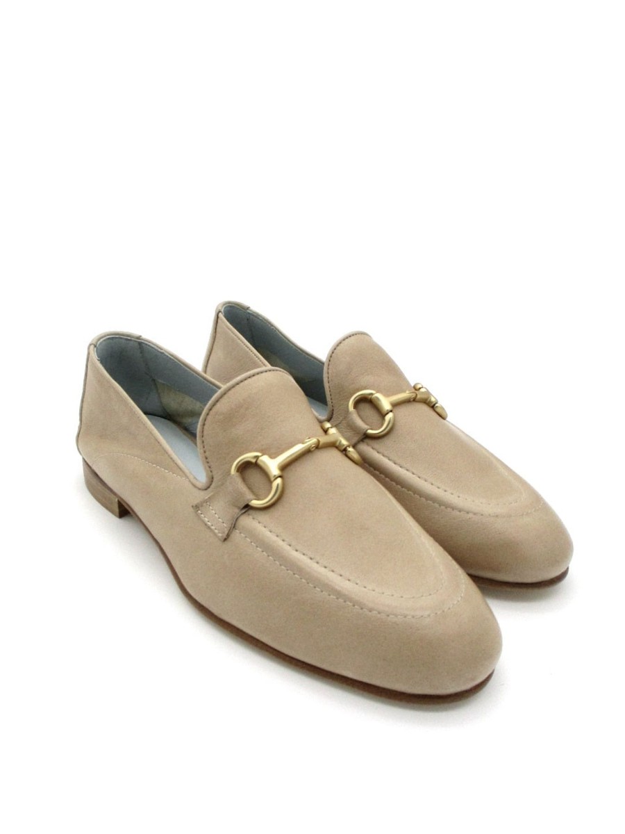 Calzature Poesie Veneziane | Mocassino Pelle Donna Poesie Veneziane Jja40 Beige