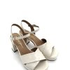 Calzature Gianmarco Sorelli | Sandalo Pelle Donna Gianmarco Sorelli Nora 2150 - Milk