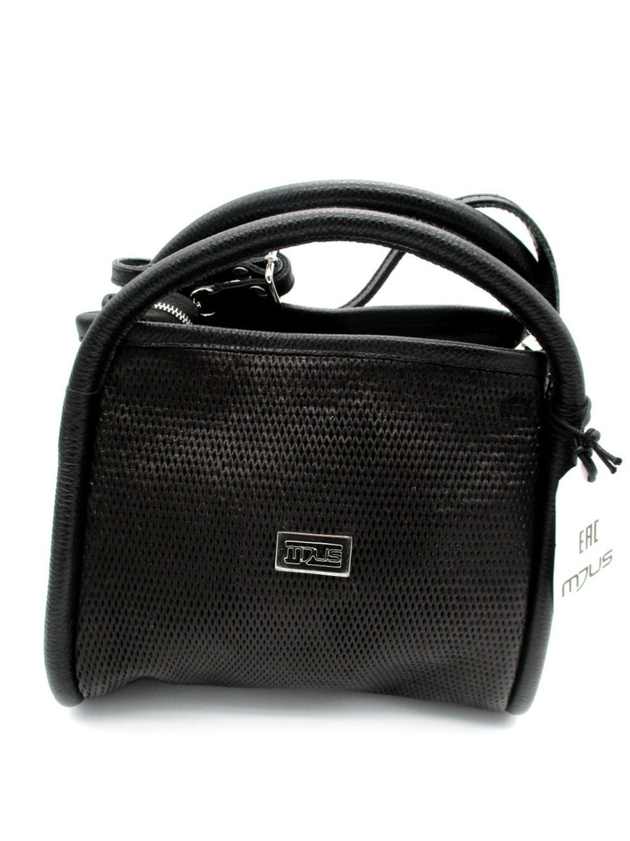 Borse Mjus | Borsa Donna In Pelle Mjus 201431 Nero