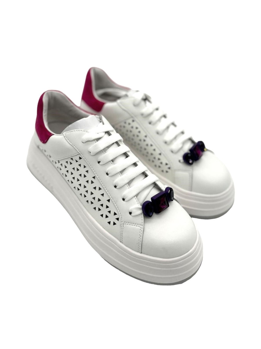 Calzature Apepazza | Sneakers Donna Apepazza Fuxia - Lara - White