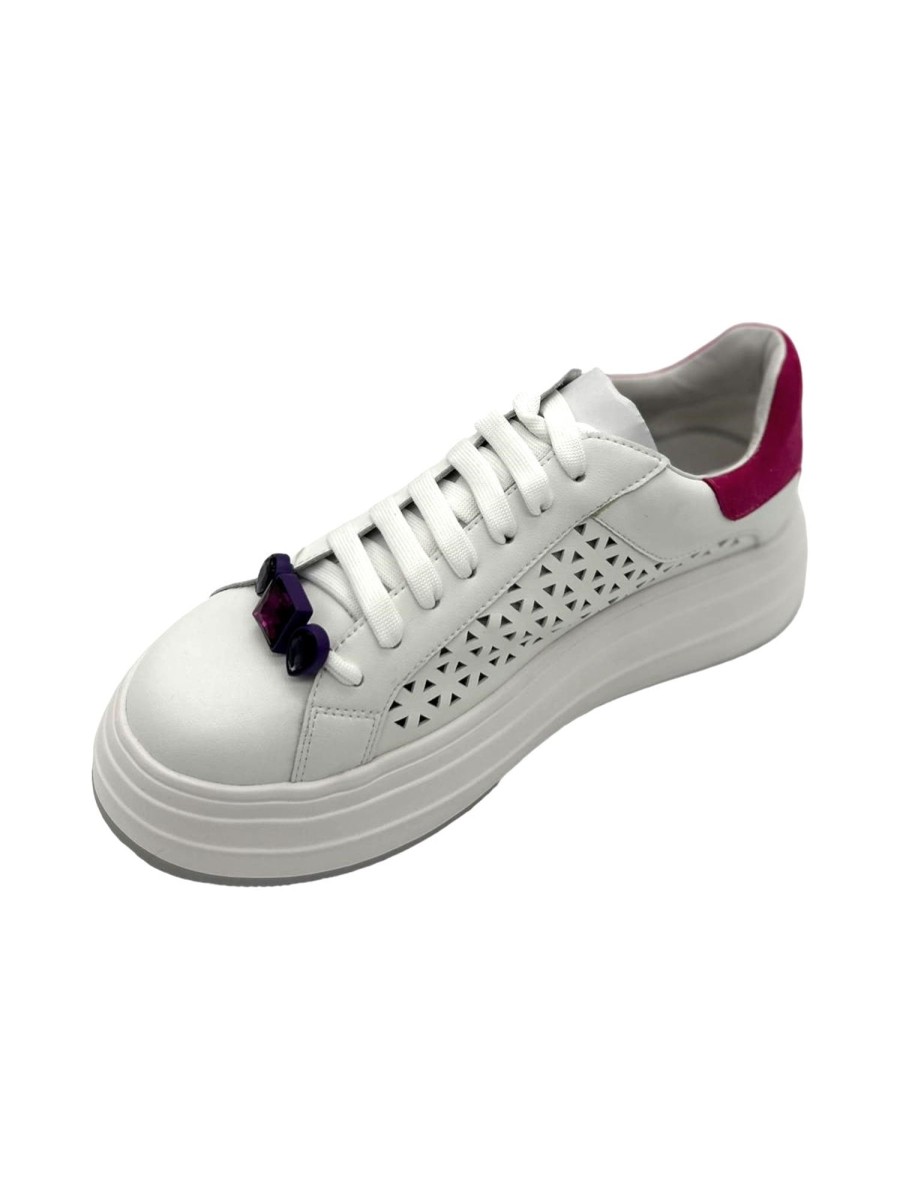 Calzature Apepazza | Sneakers Donna Apepazza Fuxia - Lara - White