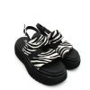 Calzature Fru.it | Sandalo 7655 Fru.It Cavallino Black/White