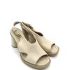 Calzature Mjus | Sandalo Pelle Tacco Donna Mjus Cappuccino - T57001 - Beige