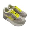 Calzature Liu Jo | Sneakers Liujo Laminated Suede Light Gold Yellow Fluo - Dreamy 03 - Gray