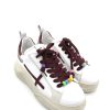 Calzature Gio+ | Sneaker Pelle Donna Gio+ Combi Bordo - Giada 62C - Bordeaux