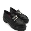 Calzature Apepazza | Mocassino Pelle Donna Apepazza Black - Carlotta - Nero