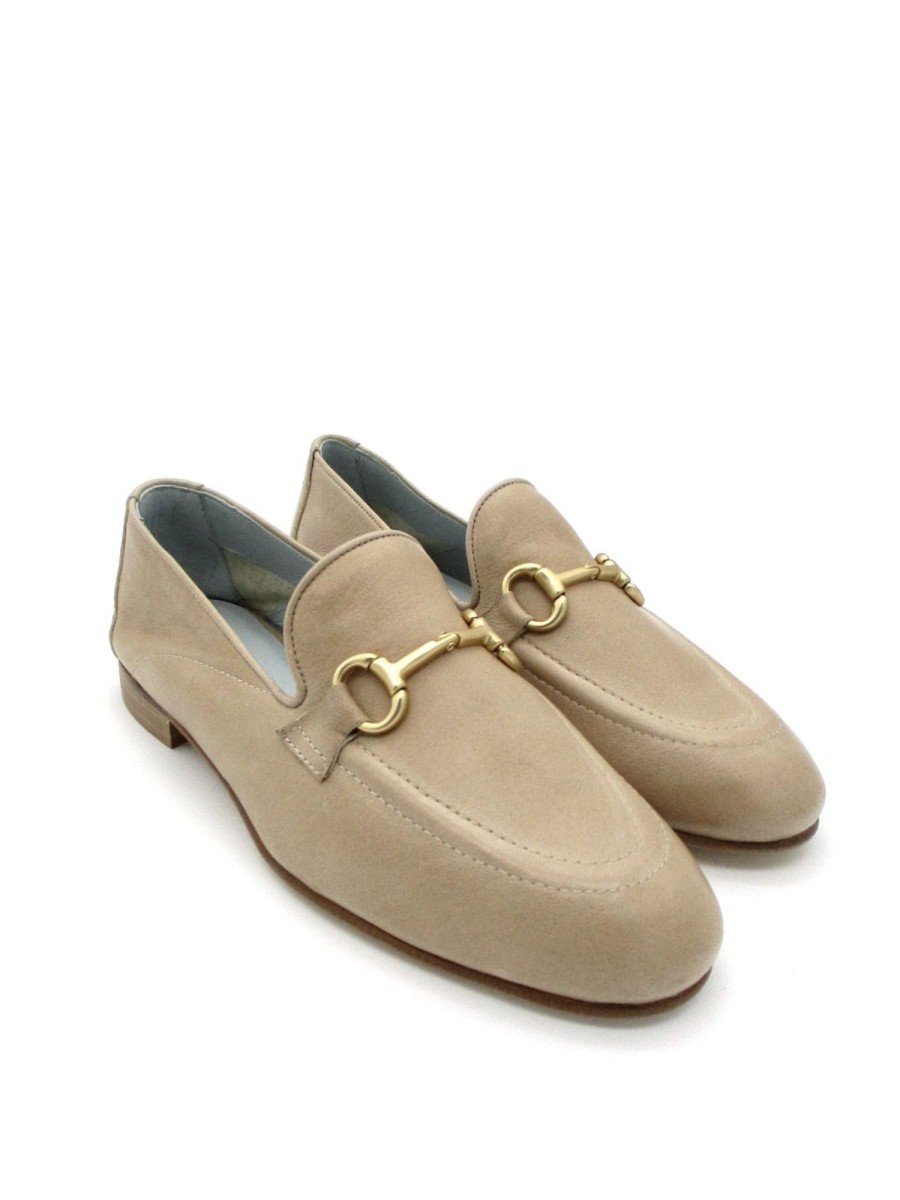 Calzature Poesie Veneziane | Mocassino Pelle Donna Poesie Veneziane Jja40 Beige