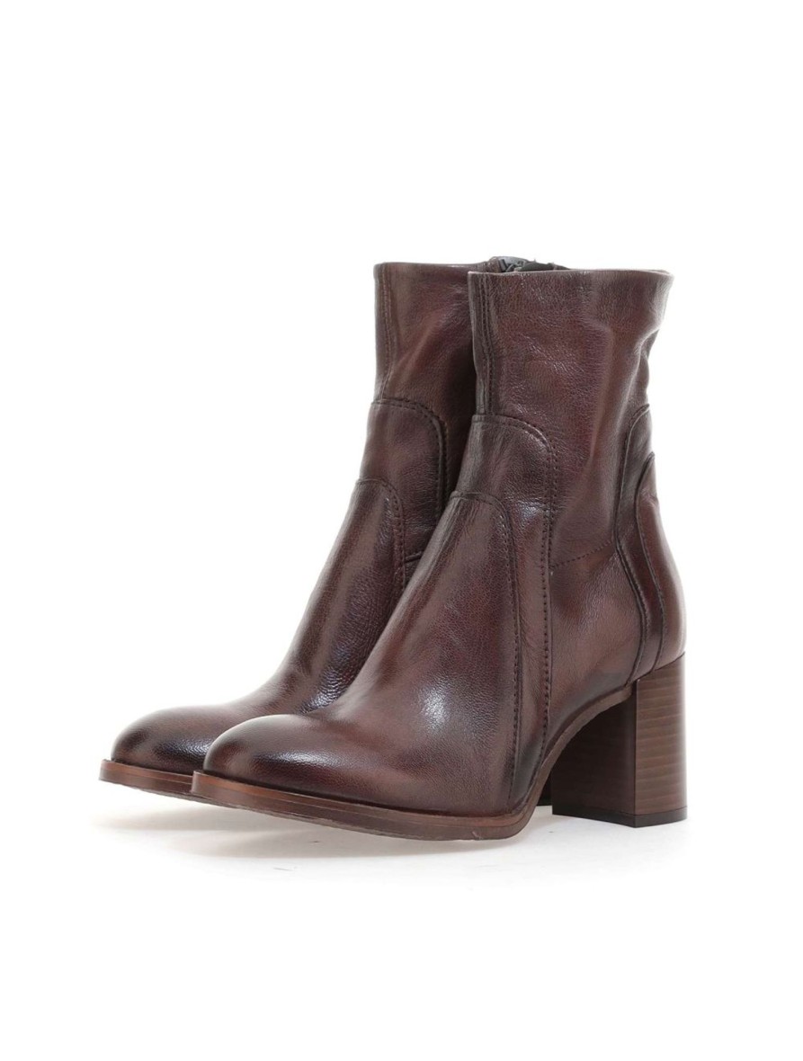 Calzature Mjus | Stivaletto Pelle Donna Mjus P26206 - Chocolate