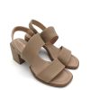 Calzature Cafènoir | Sandalo Pelle Donna Cafe Noir Lc2120 Taupe