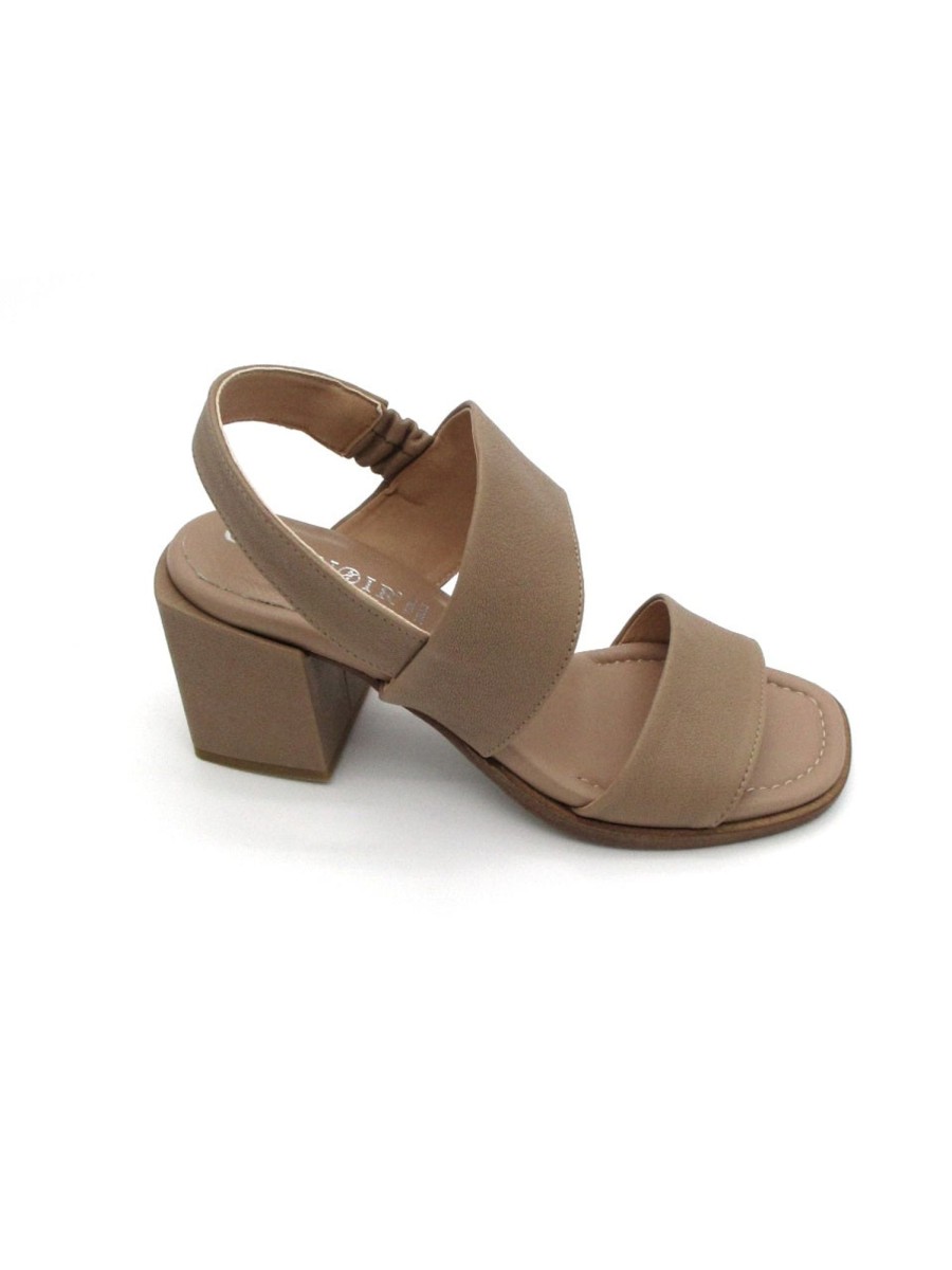 Calzature Cafènoir | Sandalo Pelle Donna Cafe Noir Lc2120 Taupe